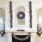 Purple Lavender Flower Garland for Mantle & Fireplace – 70 Inch Spring & Summer Floral Garland for Front Door, Wedding, Rustic Farmhouse Indoor & Outdoor Decor